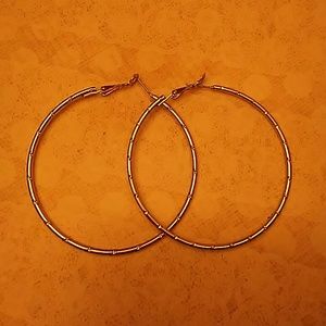 Silver hoops